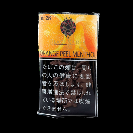 ブラックスパイダー オレンジピールメンソールシャグ