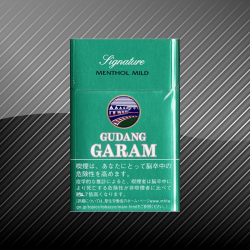 【クレテックタバコ】ガラム シグネーチャー・メンソール GUDANG GARAM Signuter Mild